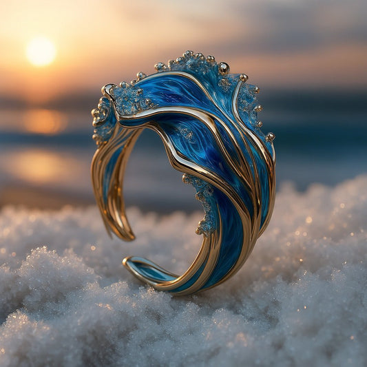 Ondine - Anello ondulato vintage