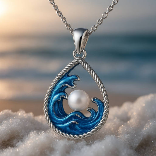 Adara - Collana di perle e onde