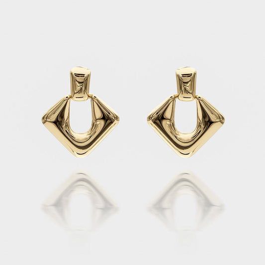 Anika Link Drop Earrings