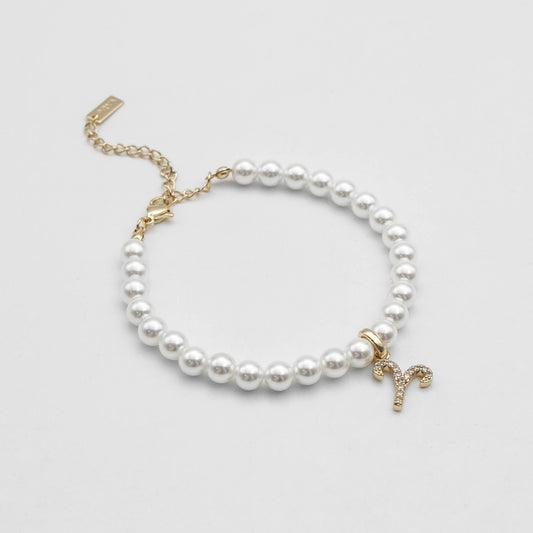 ICY Pearl Zodiac Bracelet