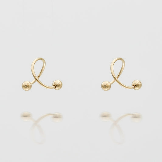 Ayla Spiral Earrings