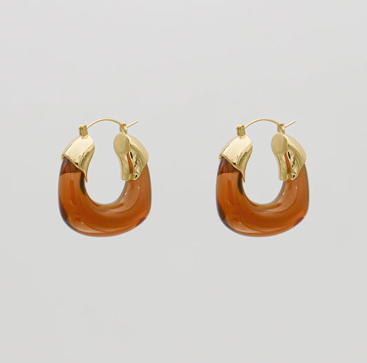 Celine Amber Earrings