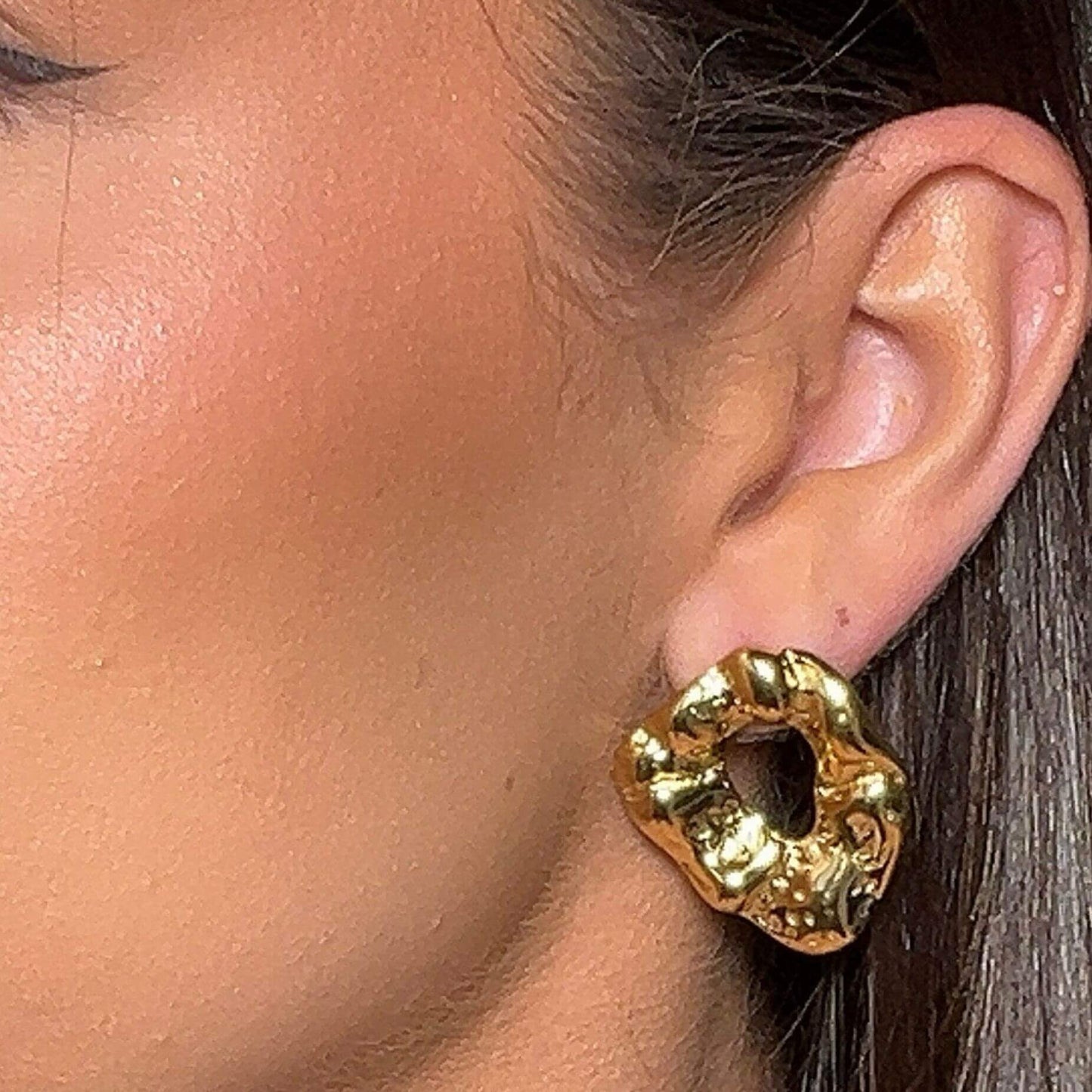 Gizelle Hammered Earrings