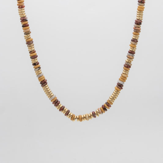 Harmony Natural Stone Beaded Necklace