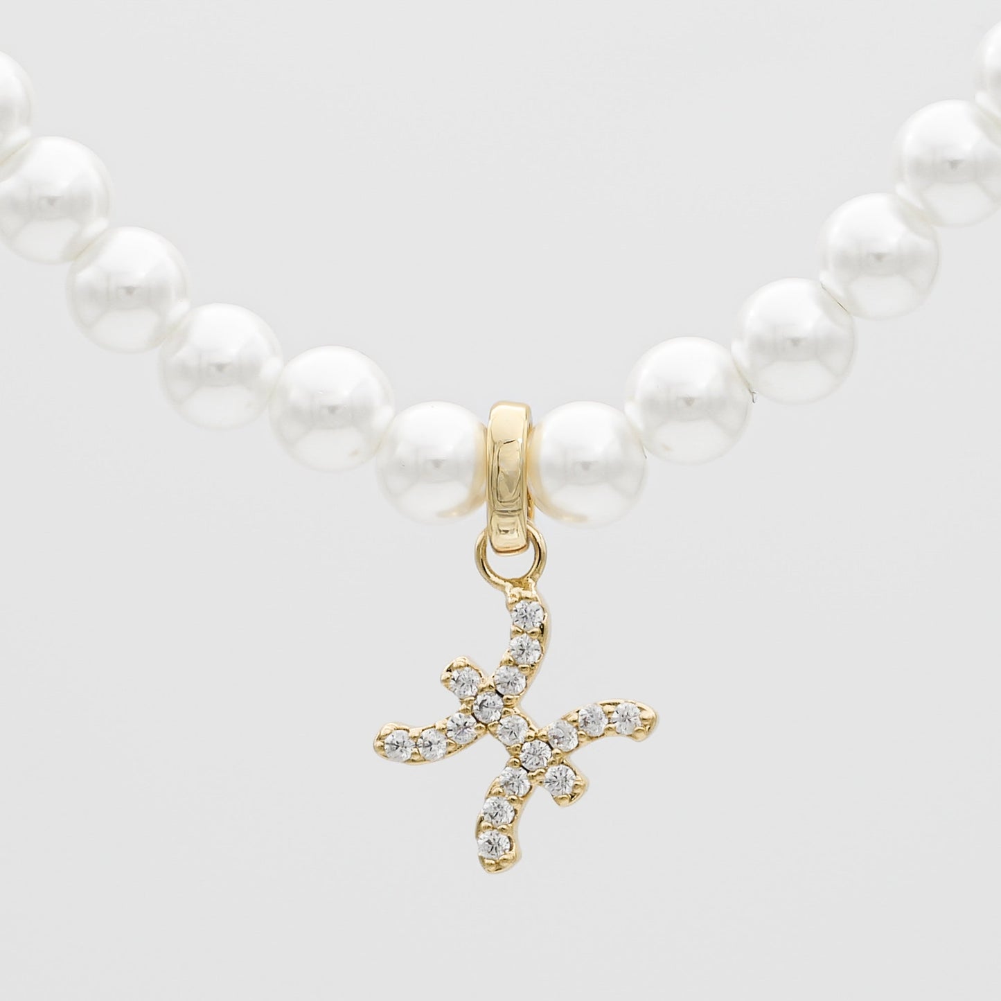 ICY Pearl Zodiac Necklace