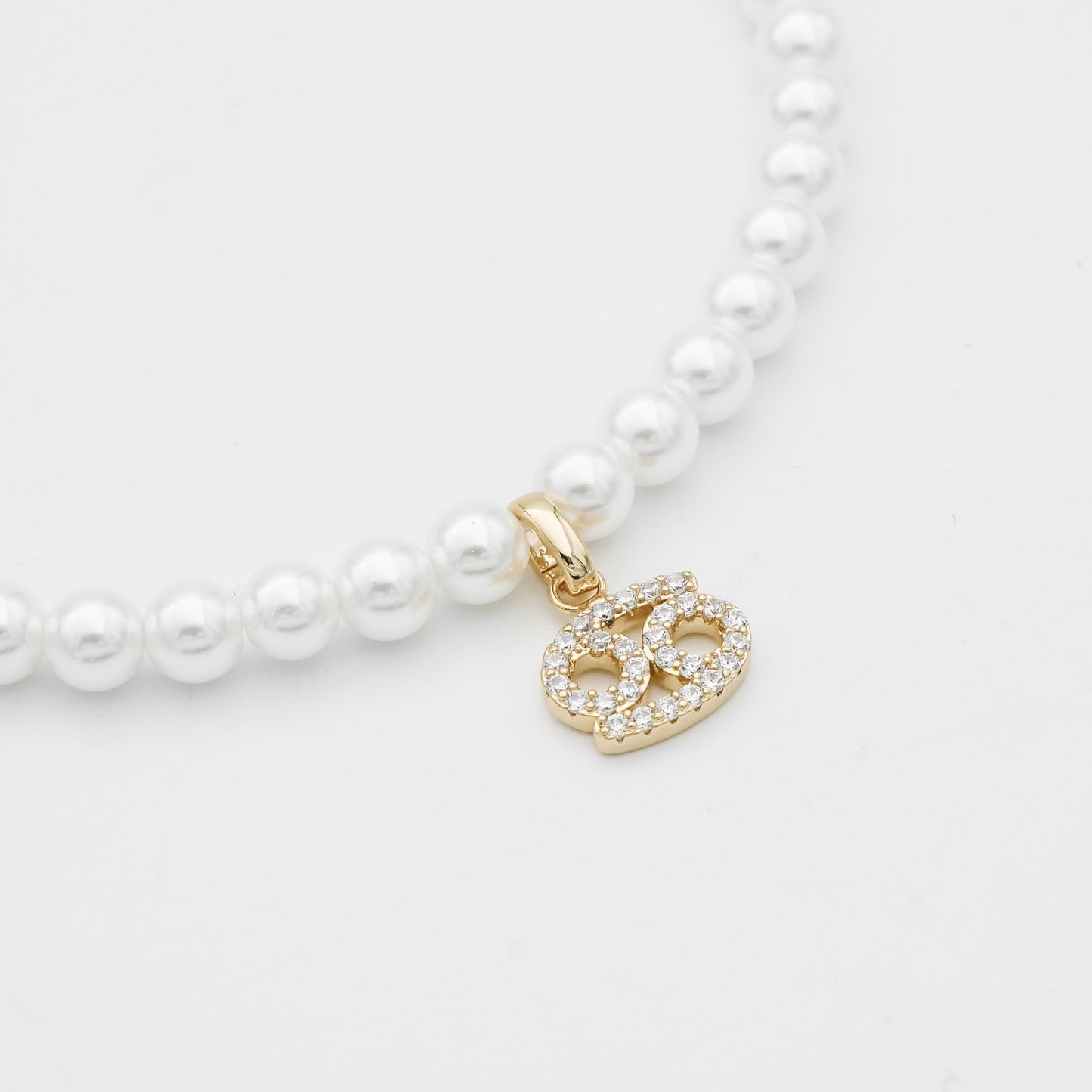 ICY Pearl Zodiac Necklace