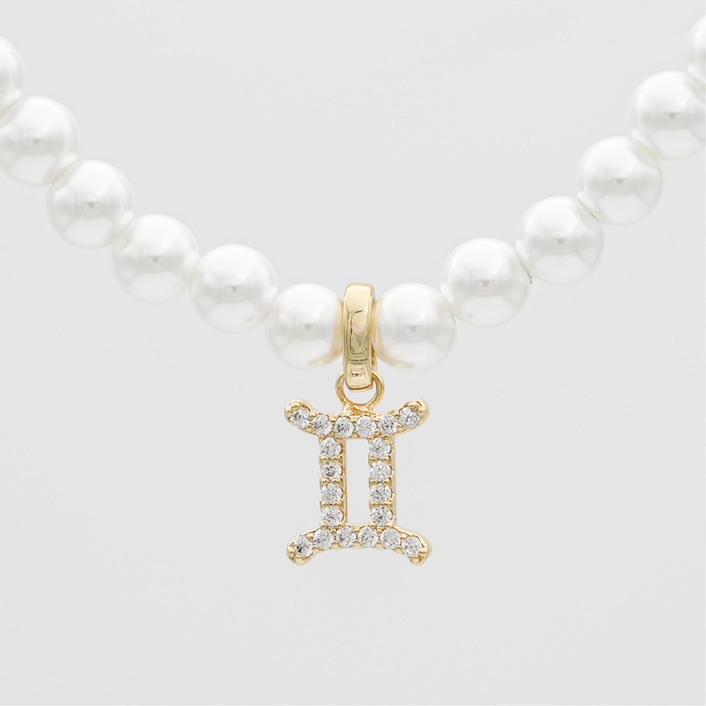 ICY Pearl Zodiac Necklace