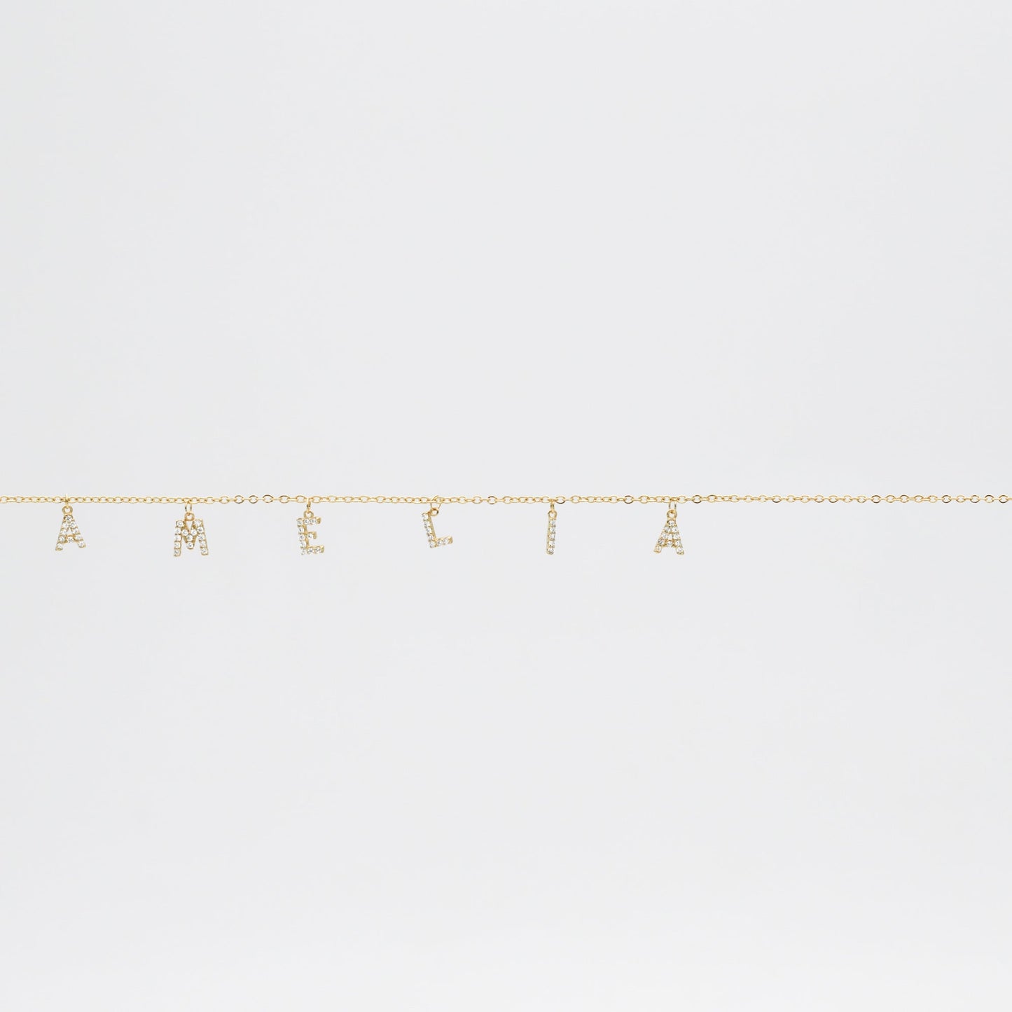 Nevada Custom Name Belly Chain