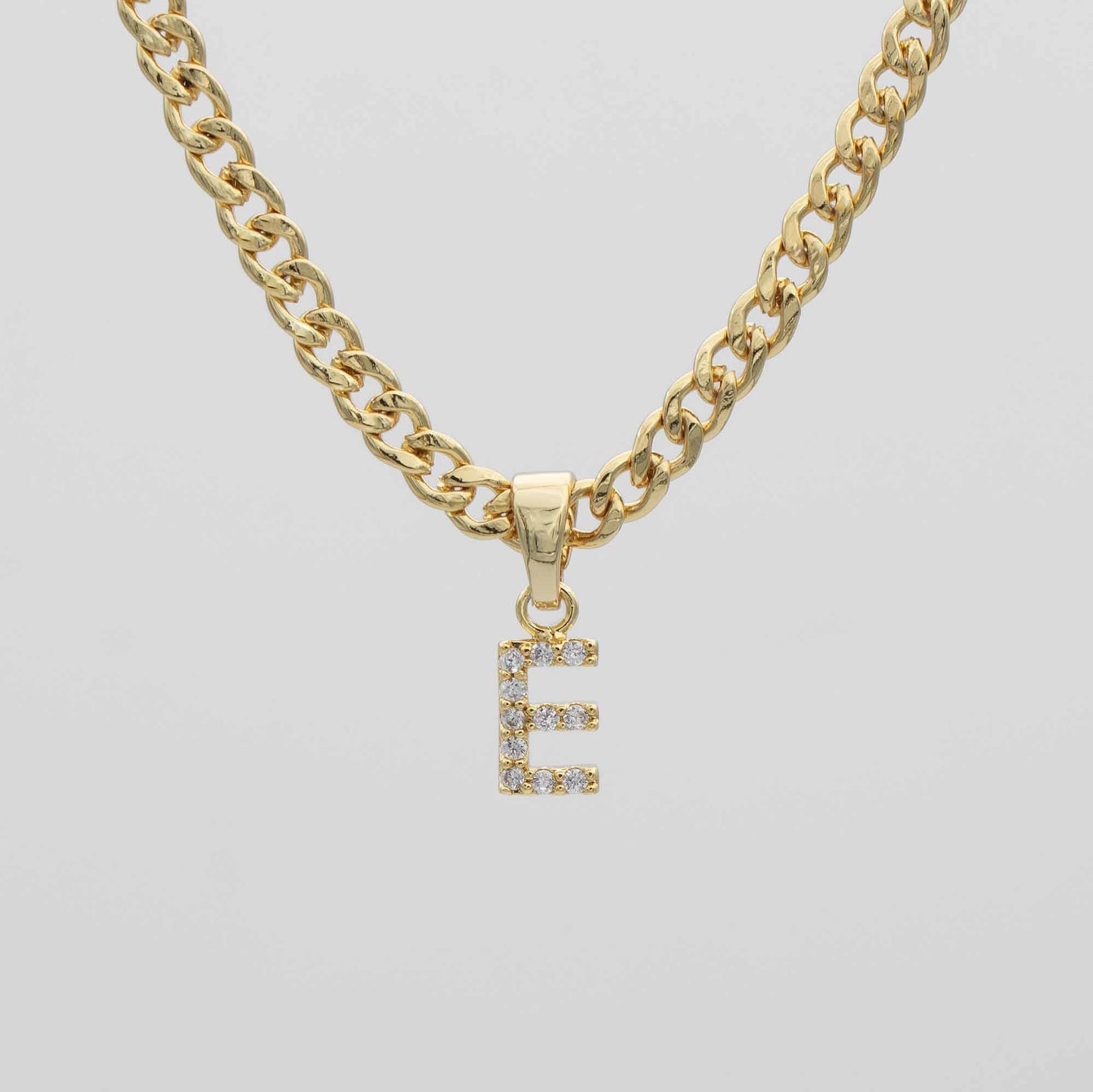 ICY Initial Necklace | Cuban