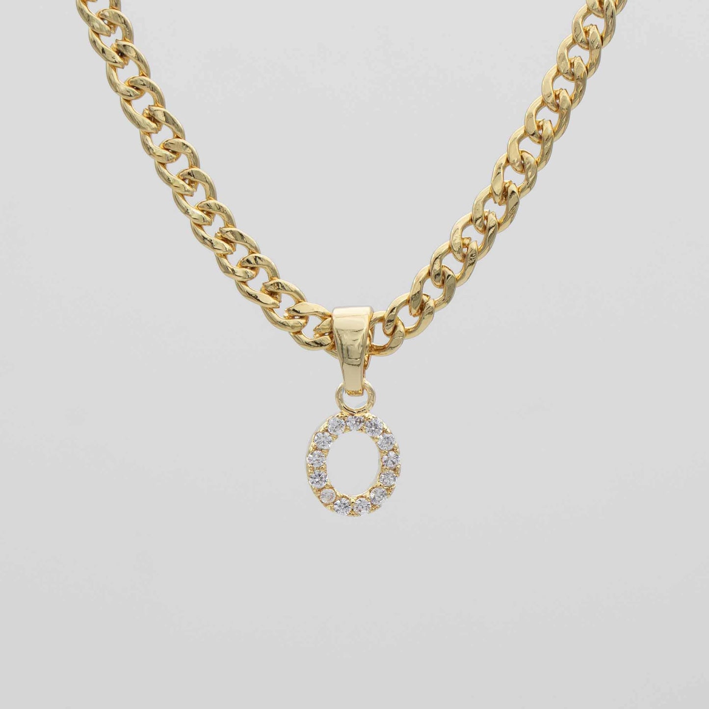ICY Initial Necklace | Cuban
