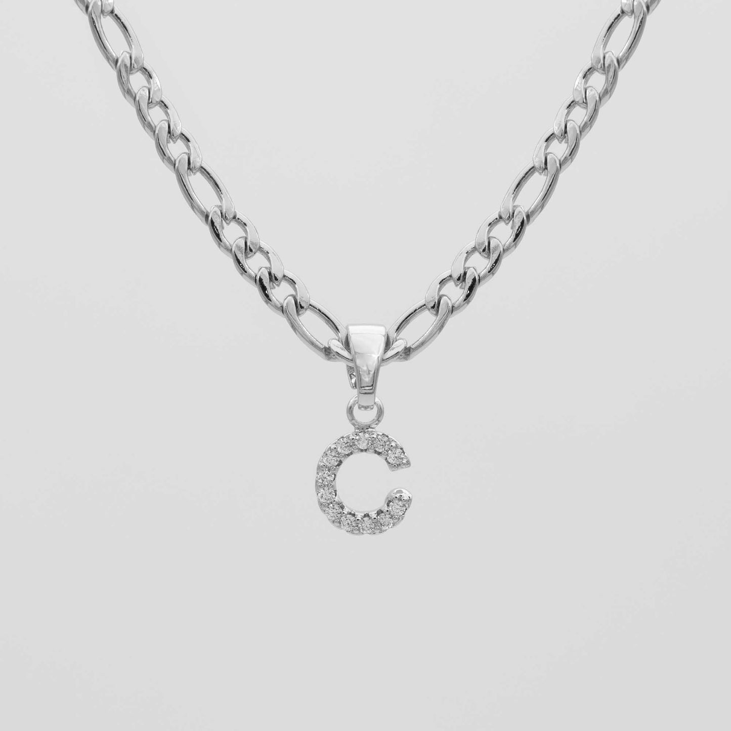 ICY Initial Necklace | Figaro