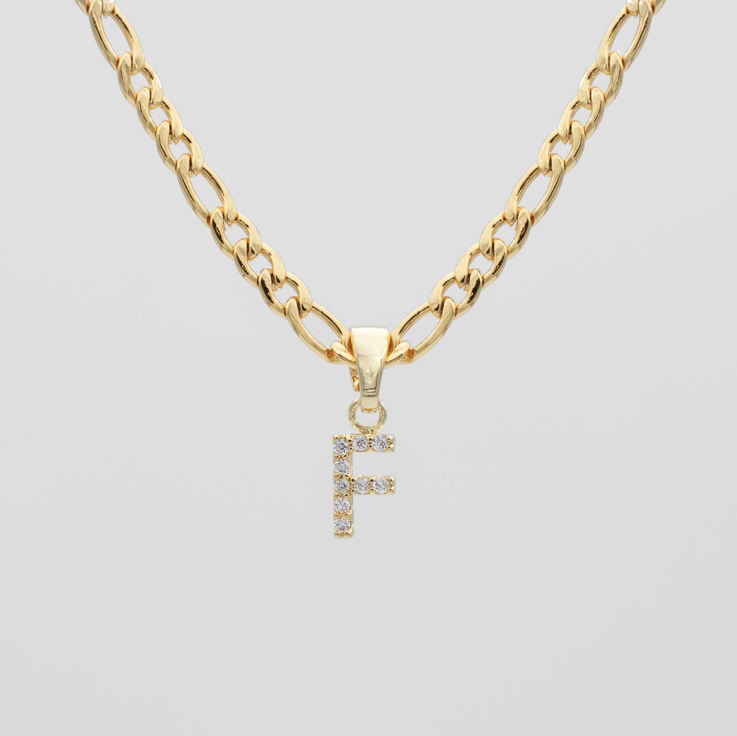 ICY Initial Necklace | Figaro