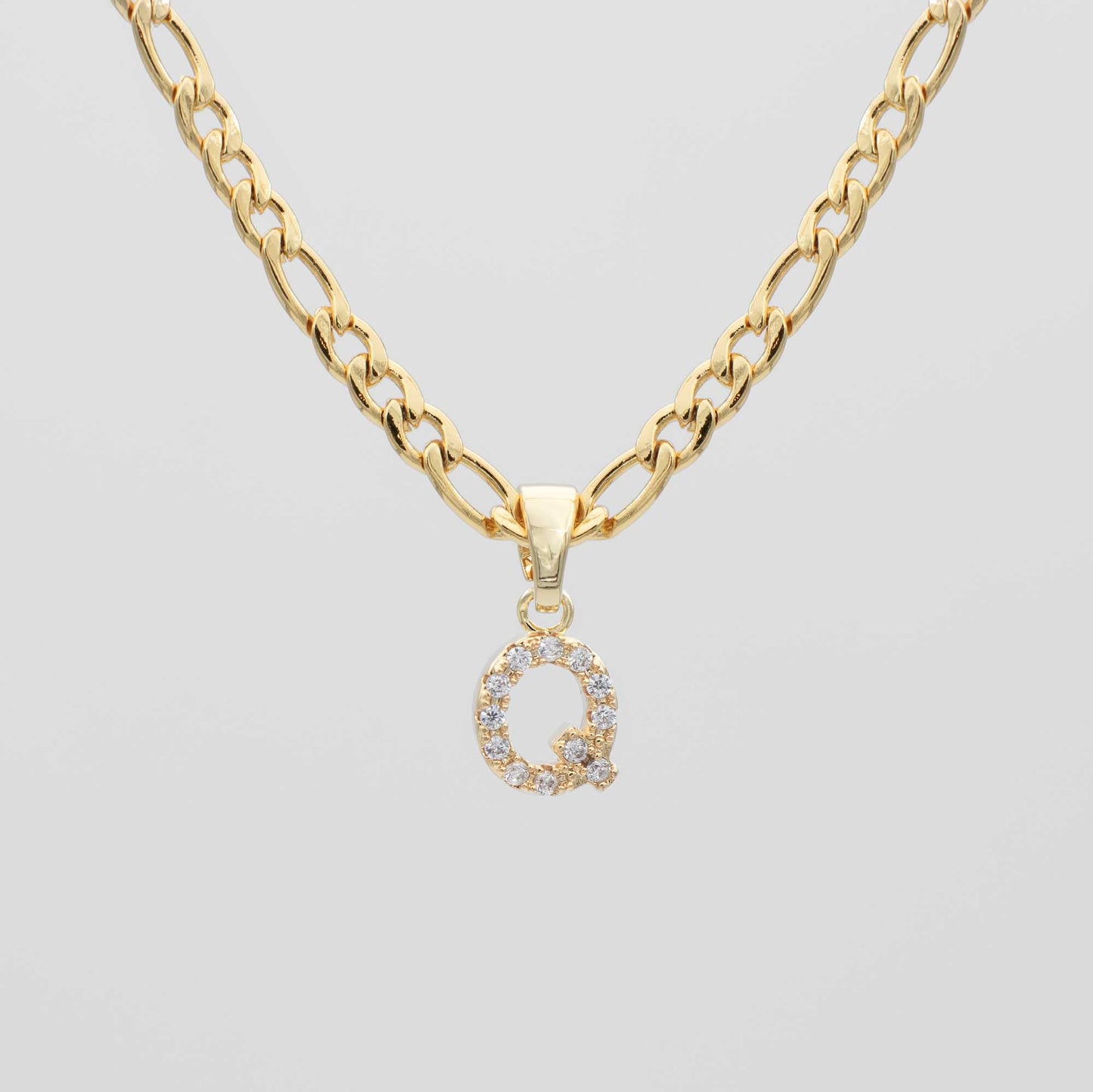 ICY Initial Necklace | Figaro