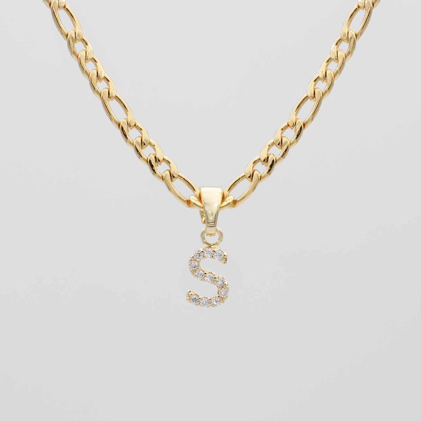 ICY Initial Necklace | Figaro