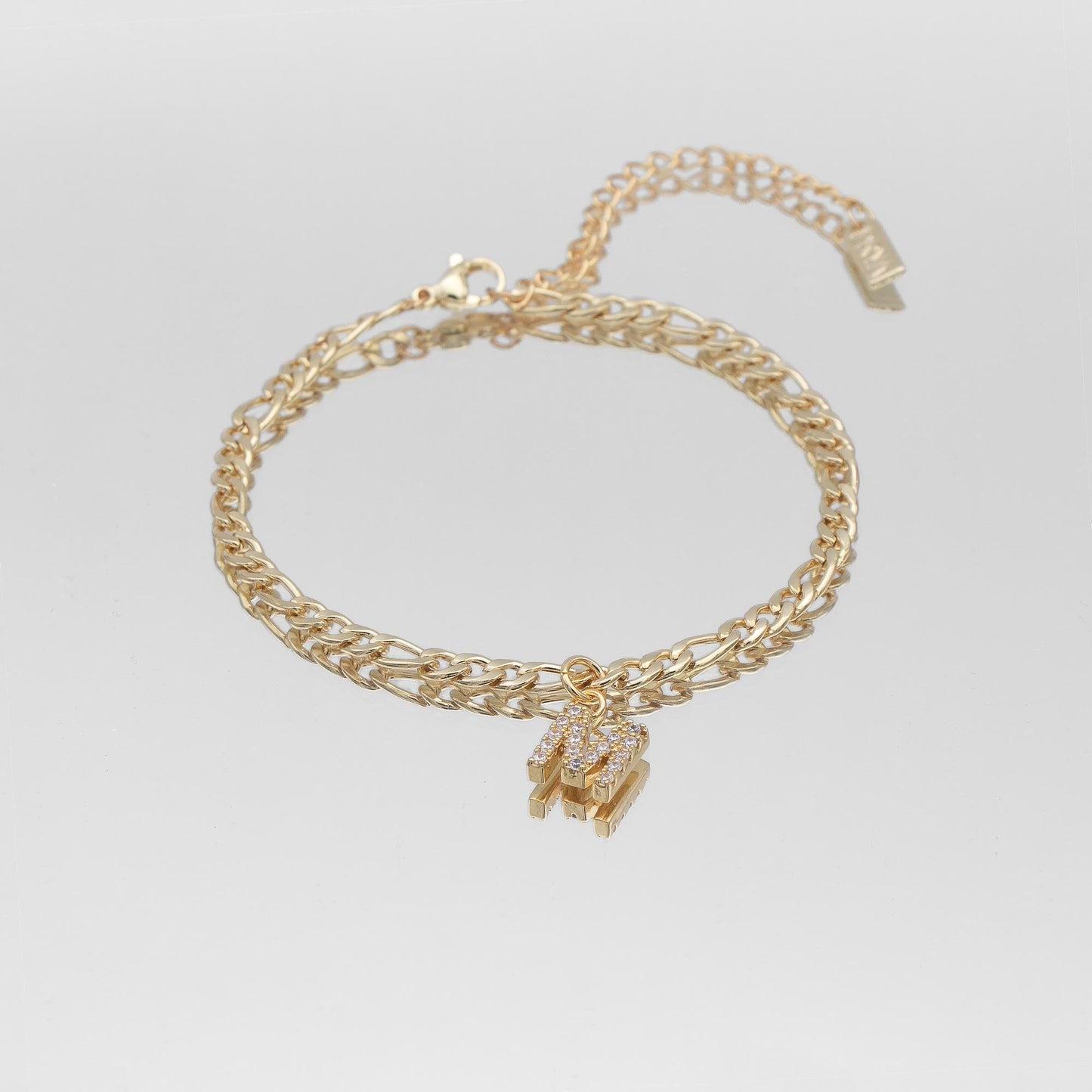 ICY Initial Anklet | Figaro