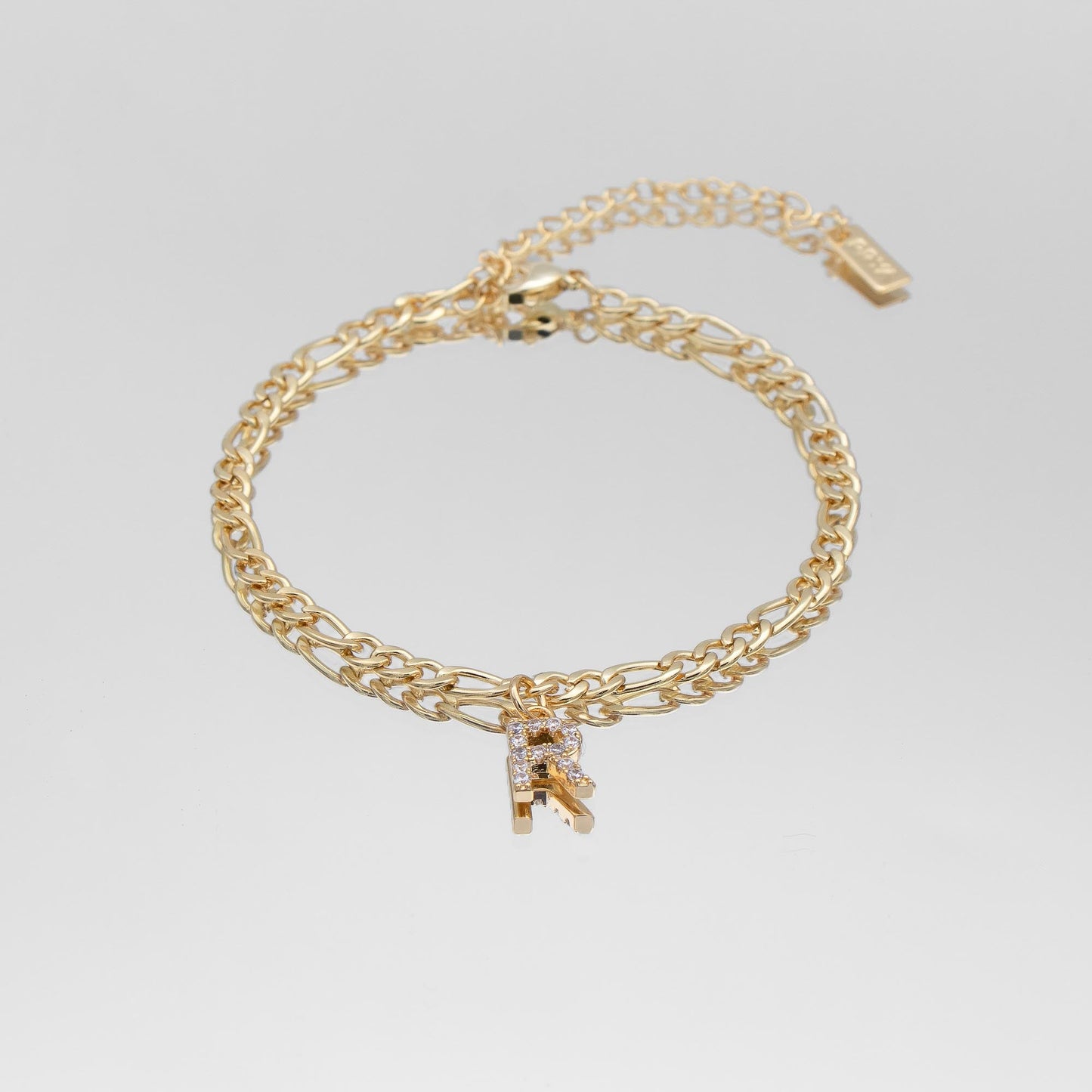 ICY Initial Anklet | Figaro