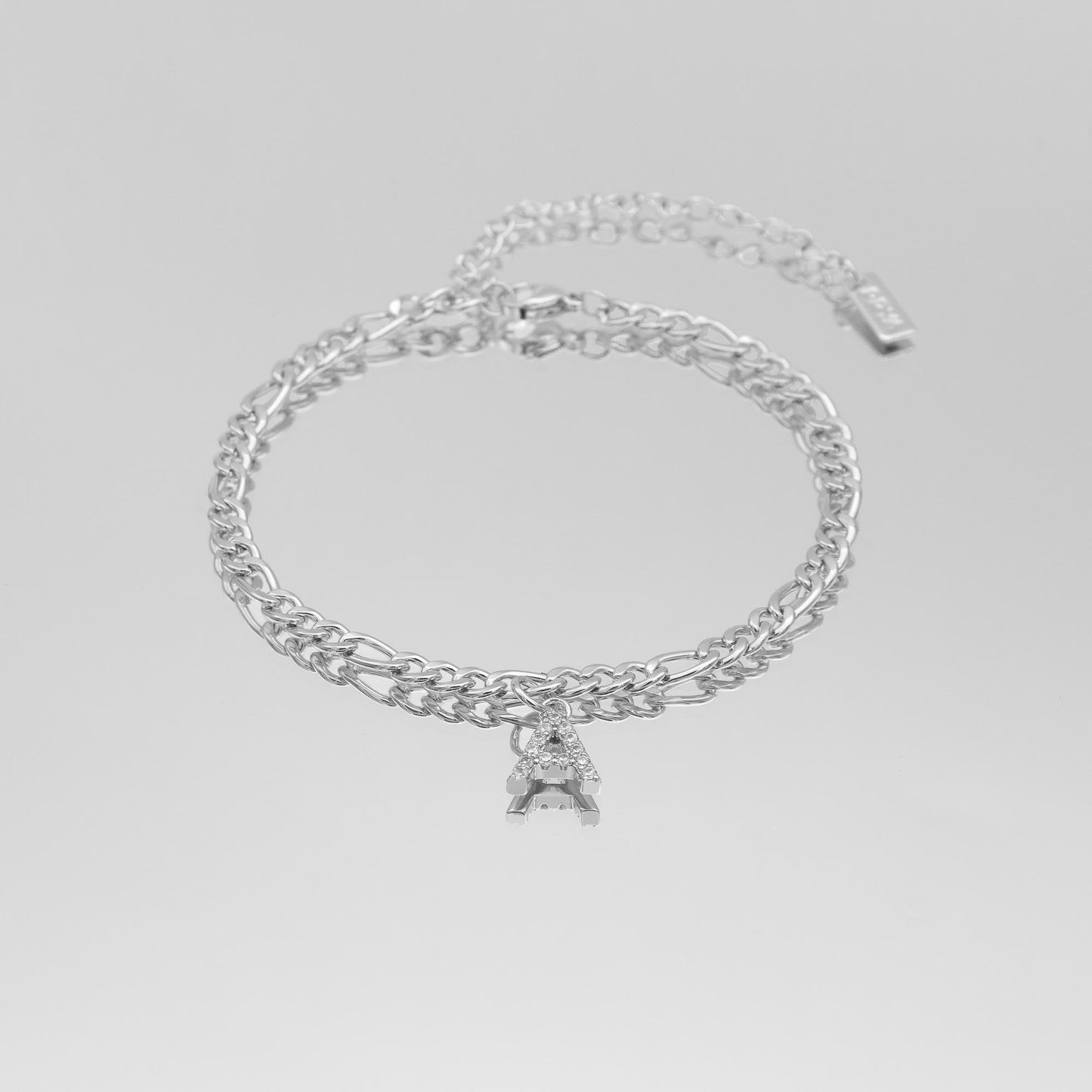 ICY Initial Anklet | Figaro
