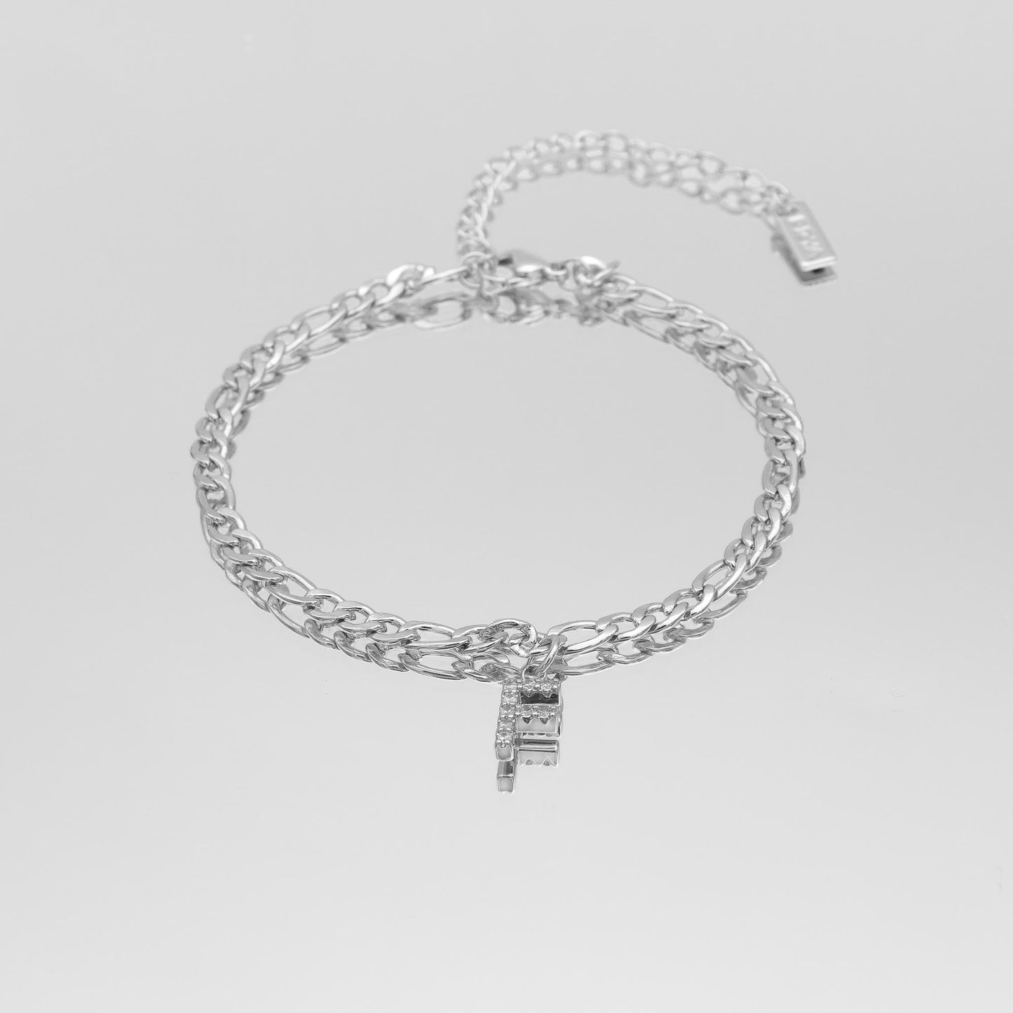 ICY Initial Anklet | Figaro