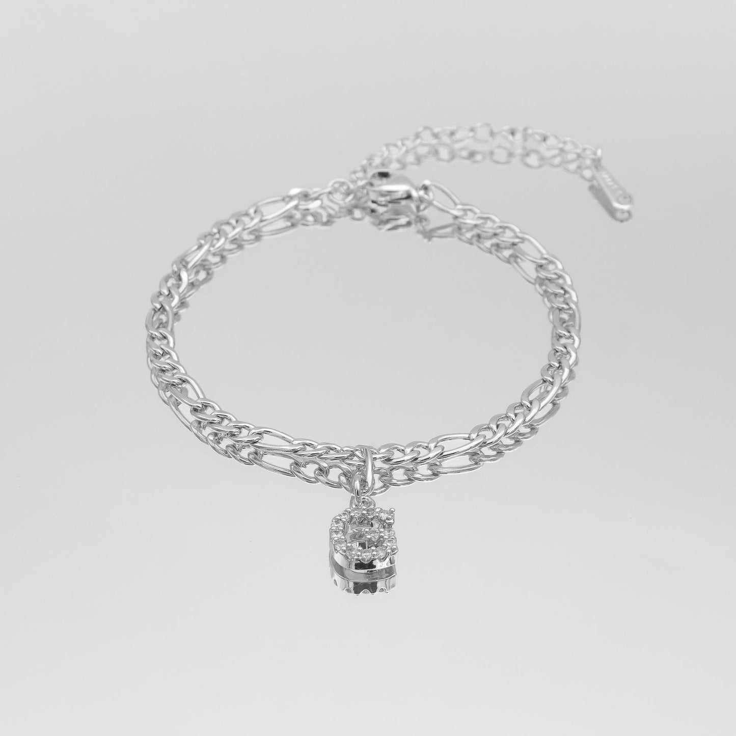 ICY Initial Anklet | Figaro