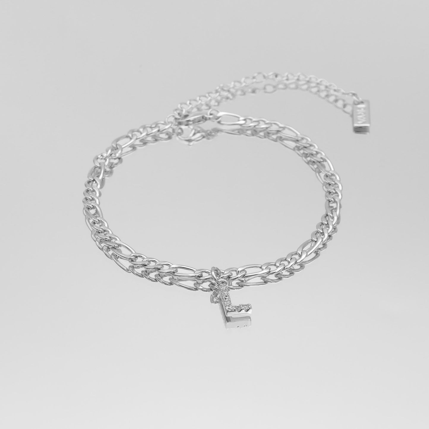 ICY Initial Anklet | Figaro
