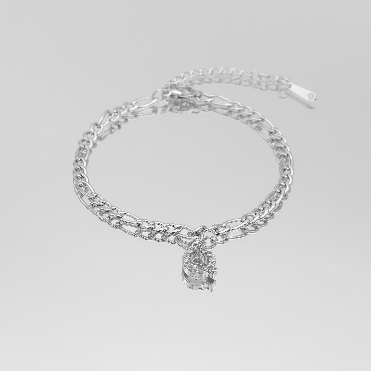 ICY Initial Anklet | Figaro