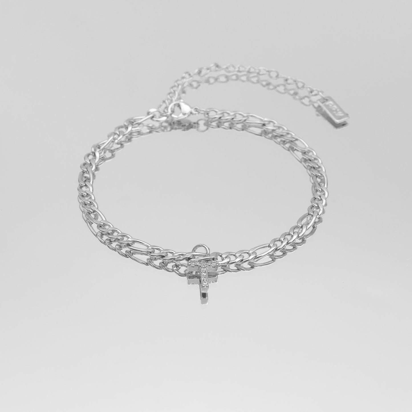 ICY Initial Anklet | Figaro
