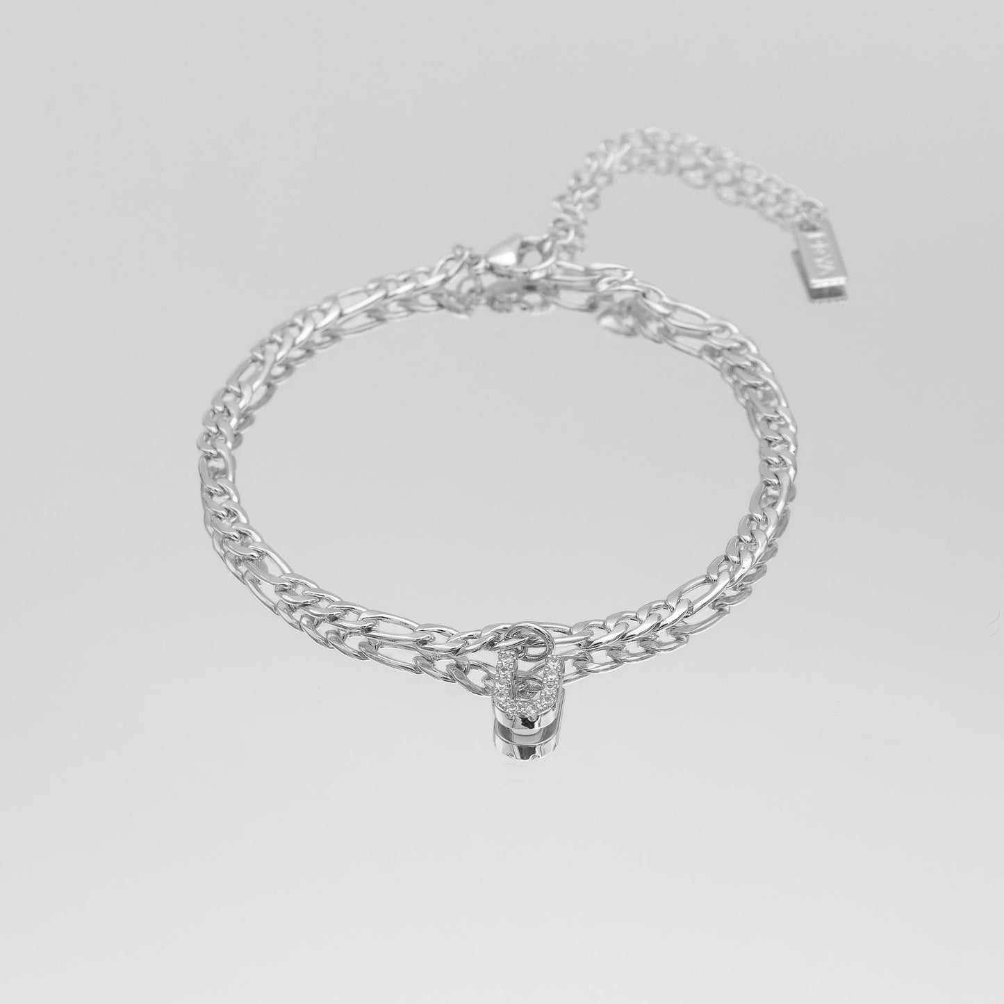 ICY Initial Anklet | Figaro