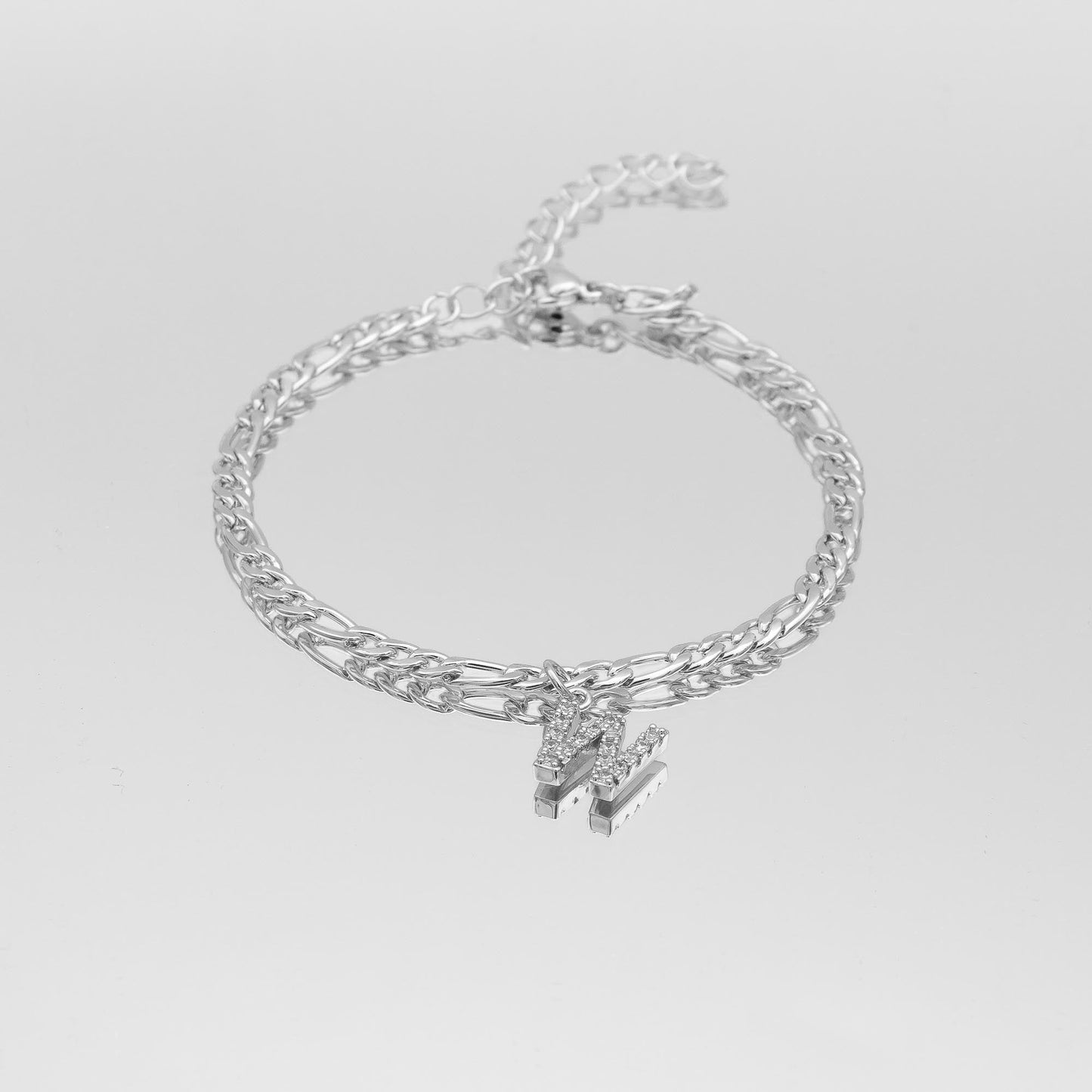 ICY Initial Anklet | Figaro