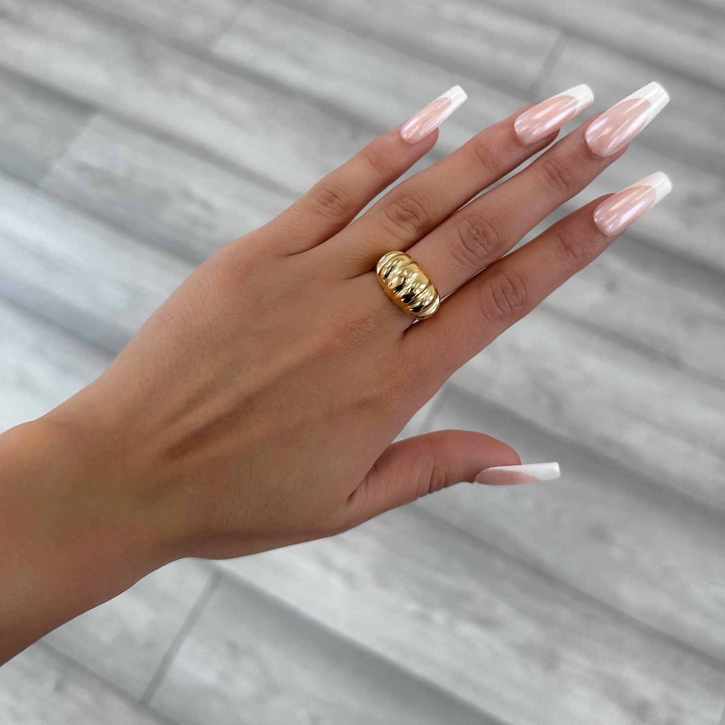 Inez Chunky Dome Ring