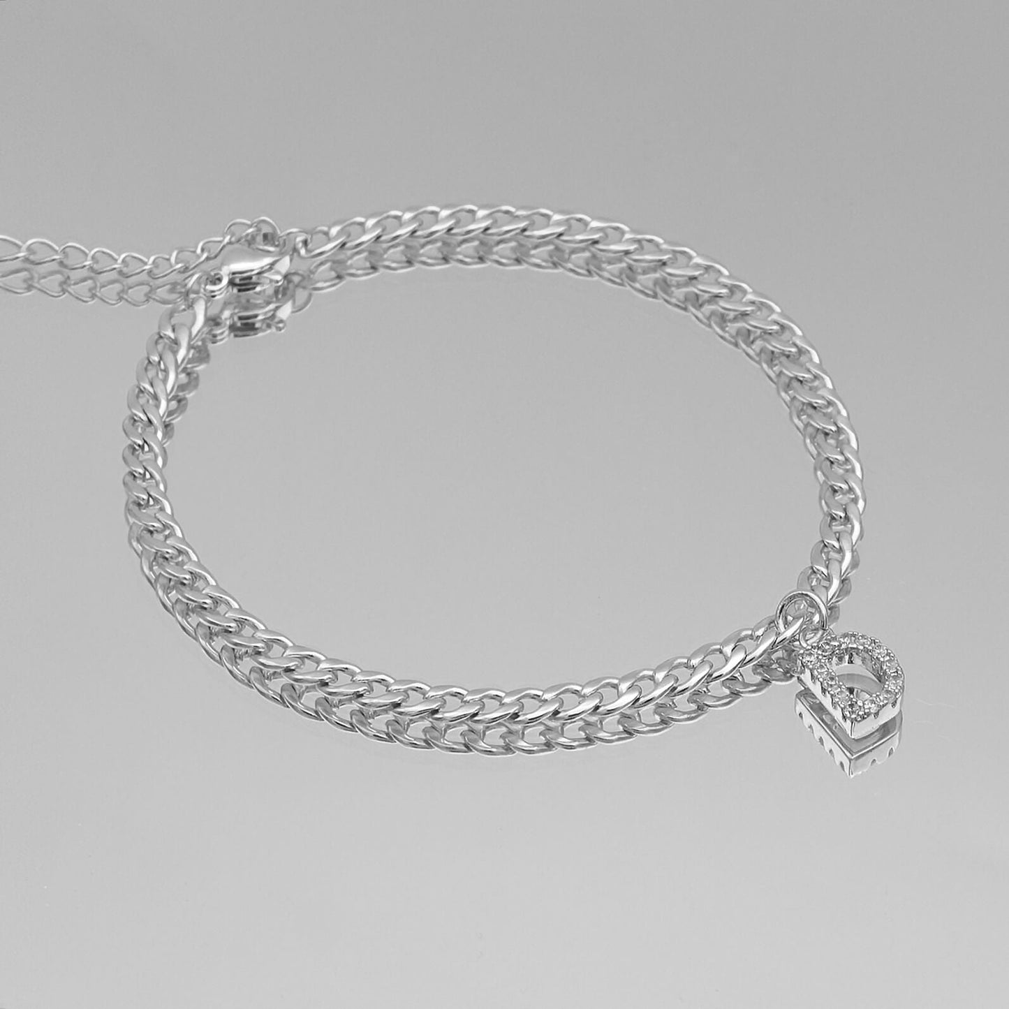 ICY Initial Anklet | Cuban