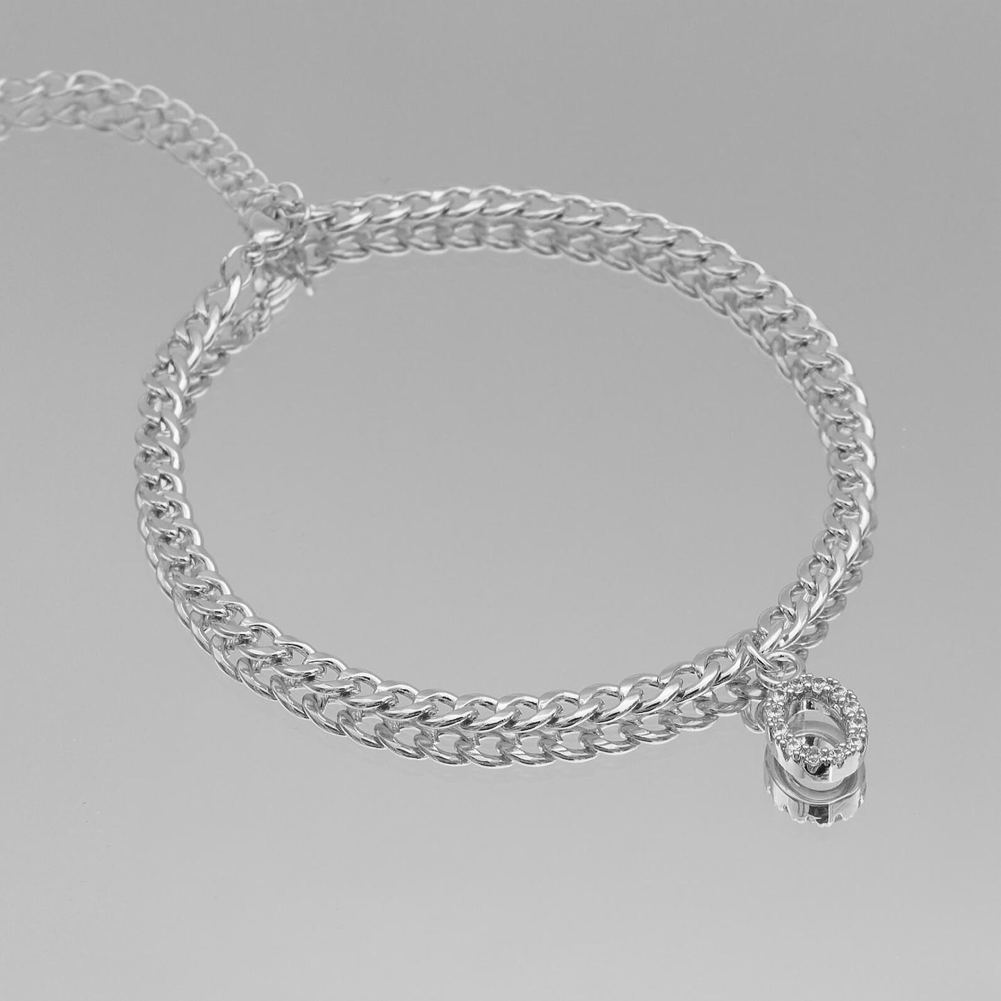 ICY Initial Anklet | Cuban