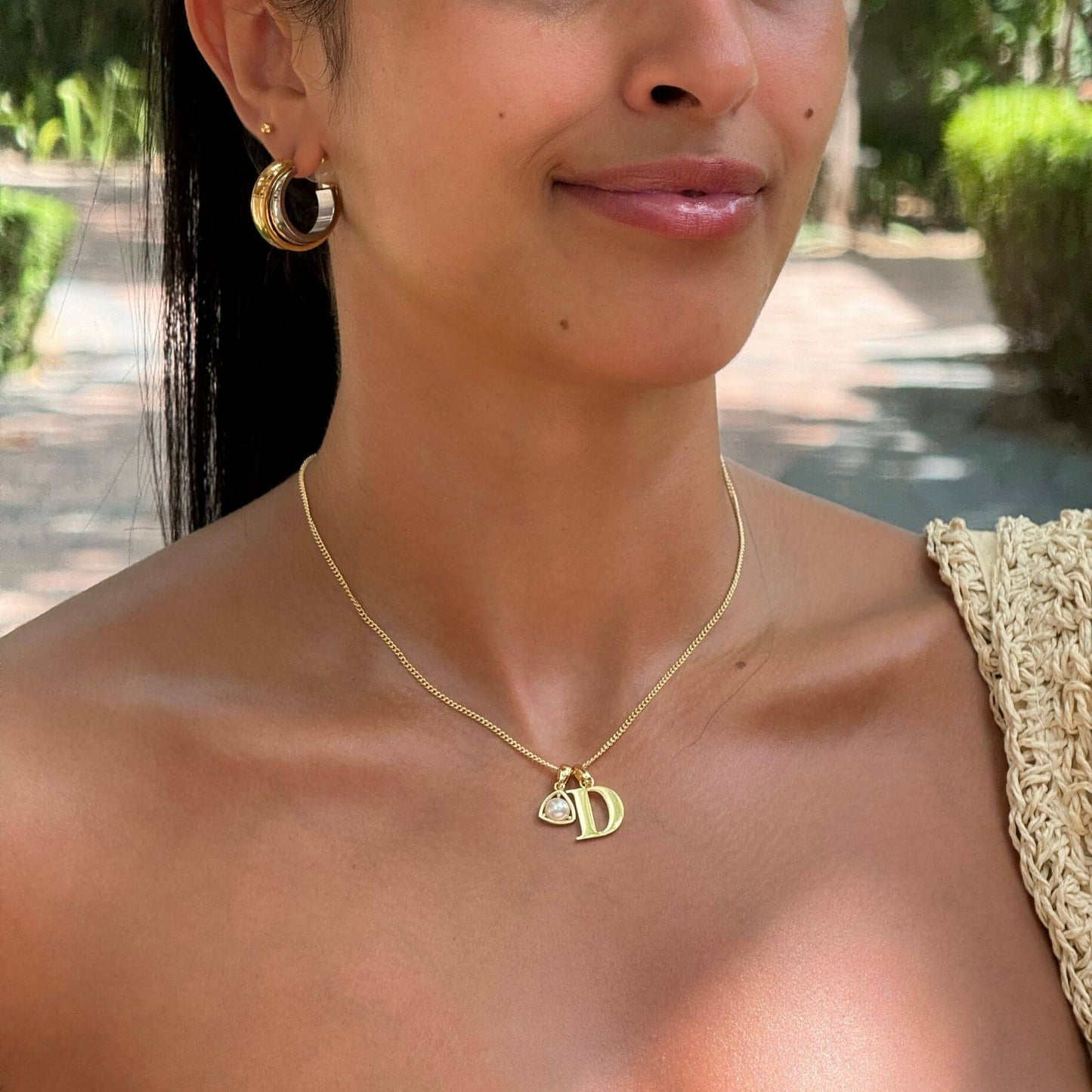 Kayla Initial & Birthstone Necklace