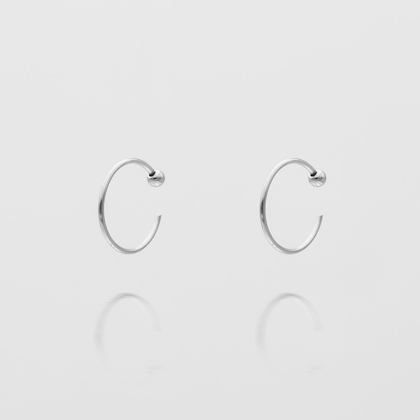 Lara Half Hoop Earrings