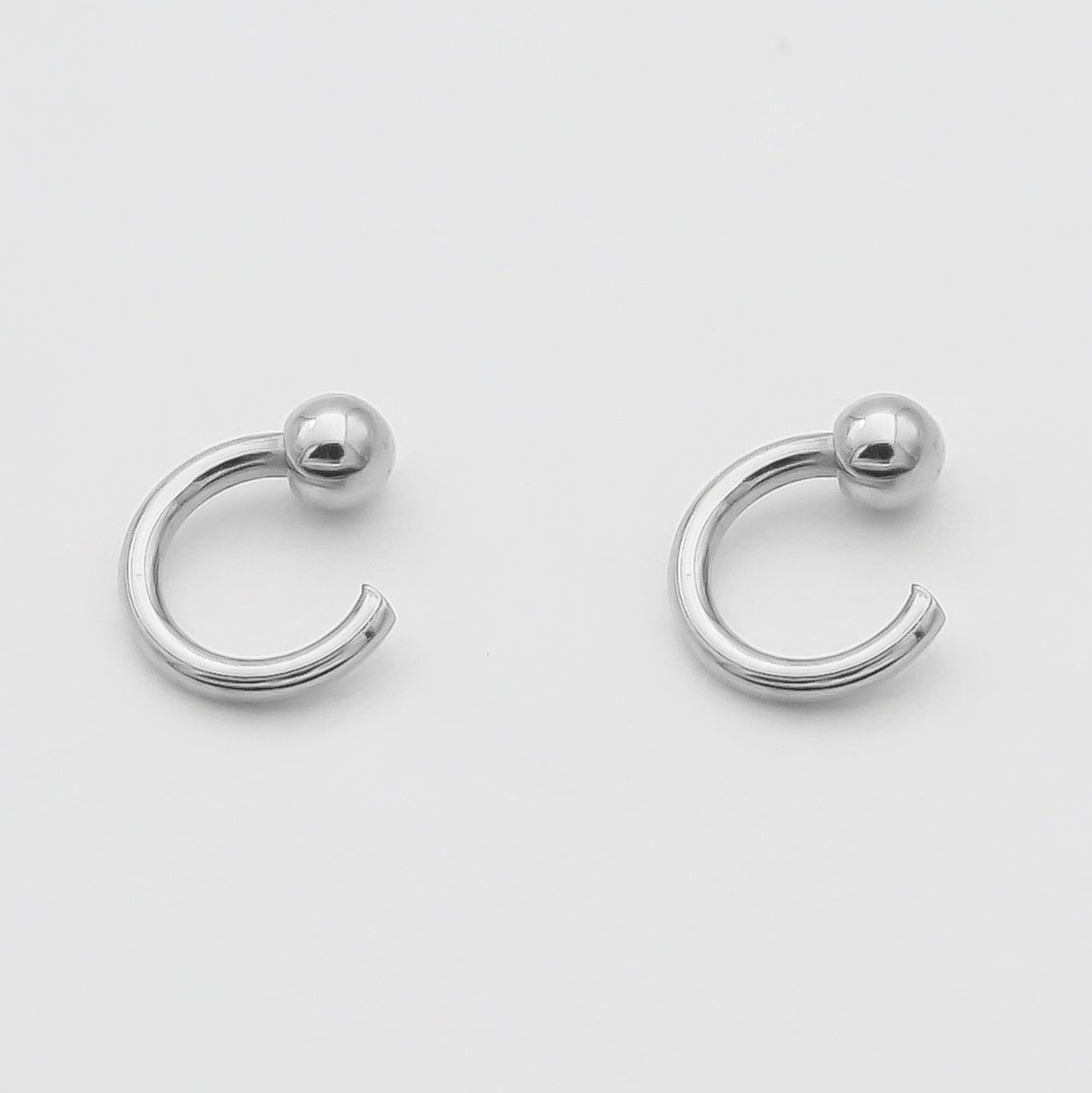 Lara Half Hoop Earrings