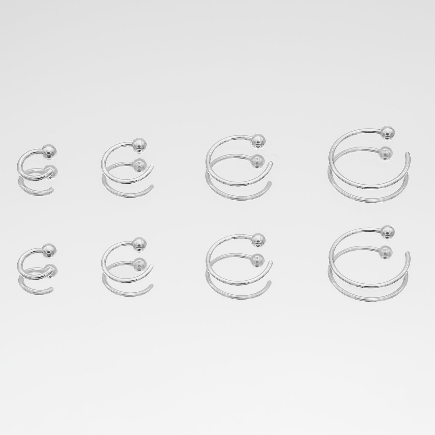 Lara Half Hoop Earrings
