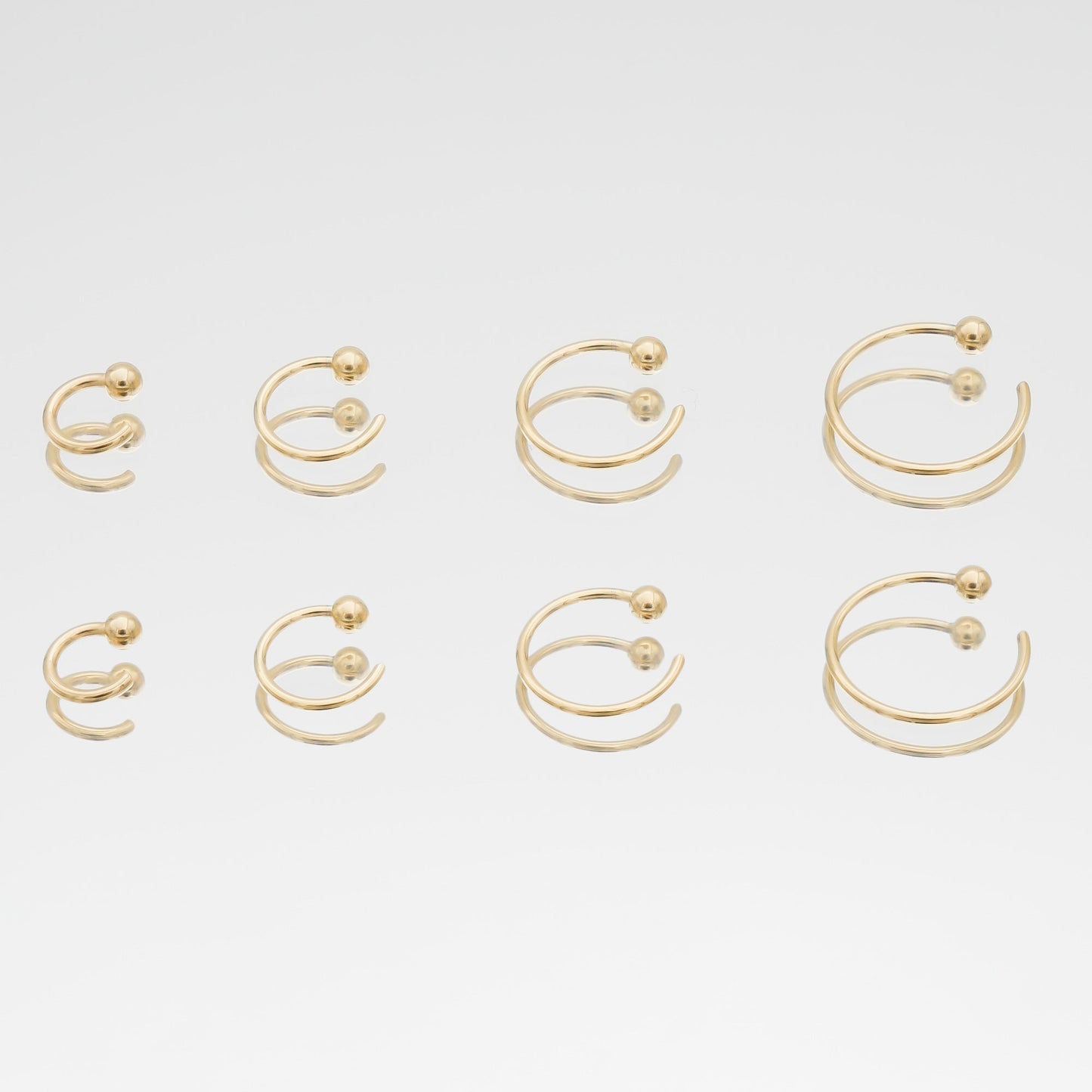 Lara Half Hoop Earrings