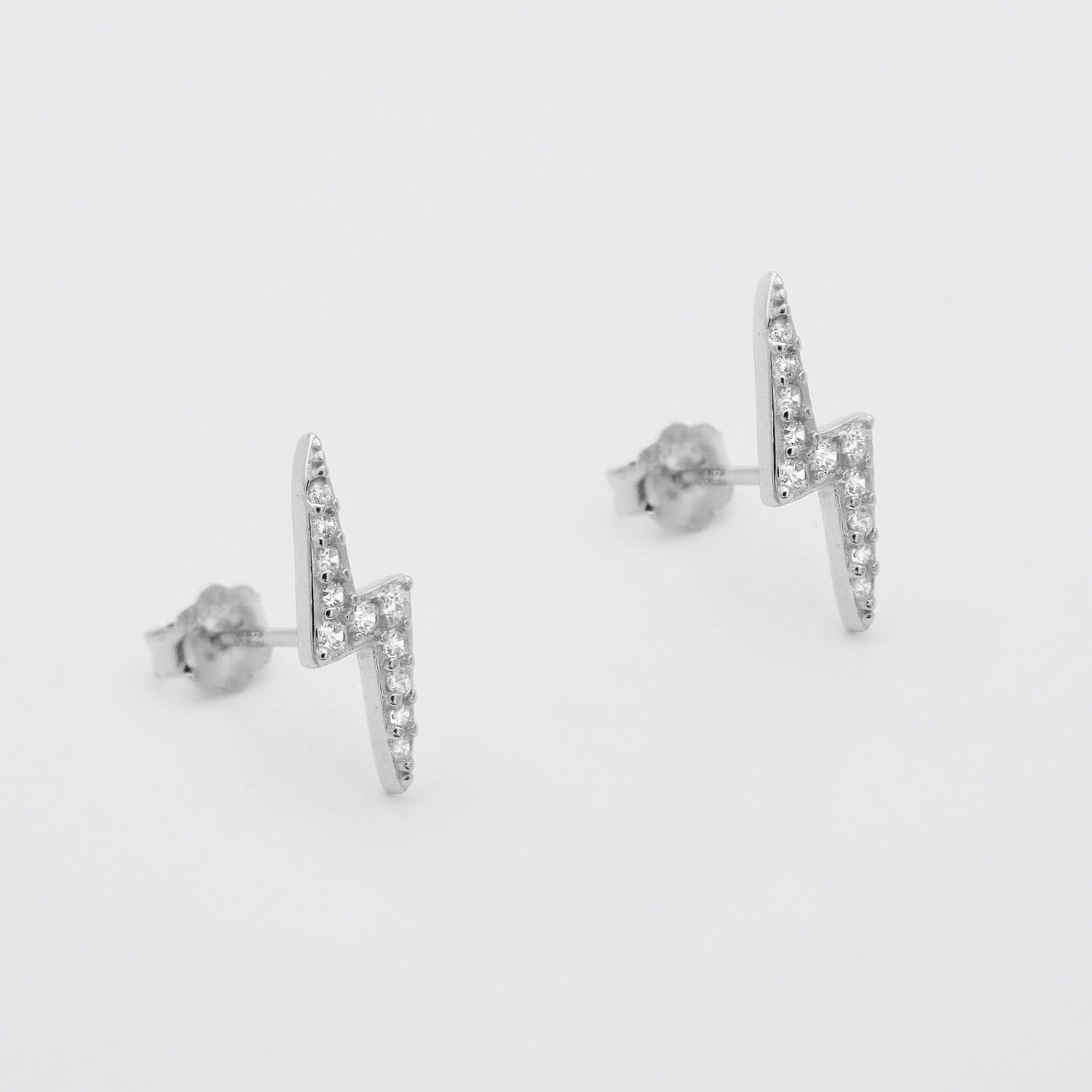 Lightning Bolt Stud Earrings