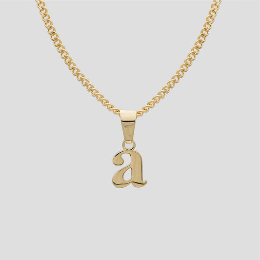 Kayla Lowercase Mini Initial Necklace