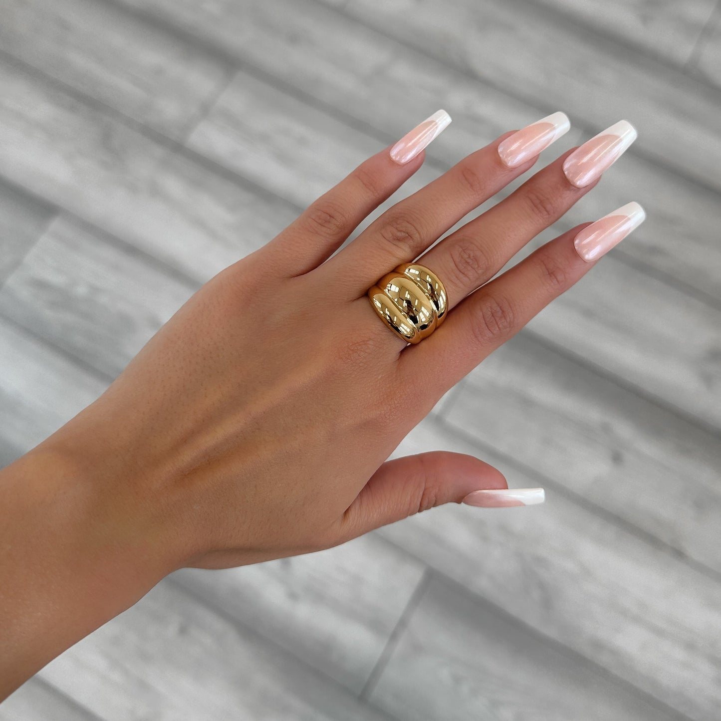 Maeve Chunky Triple Band Ring