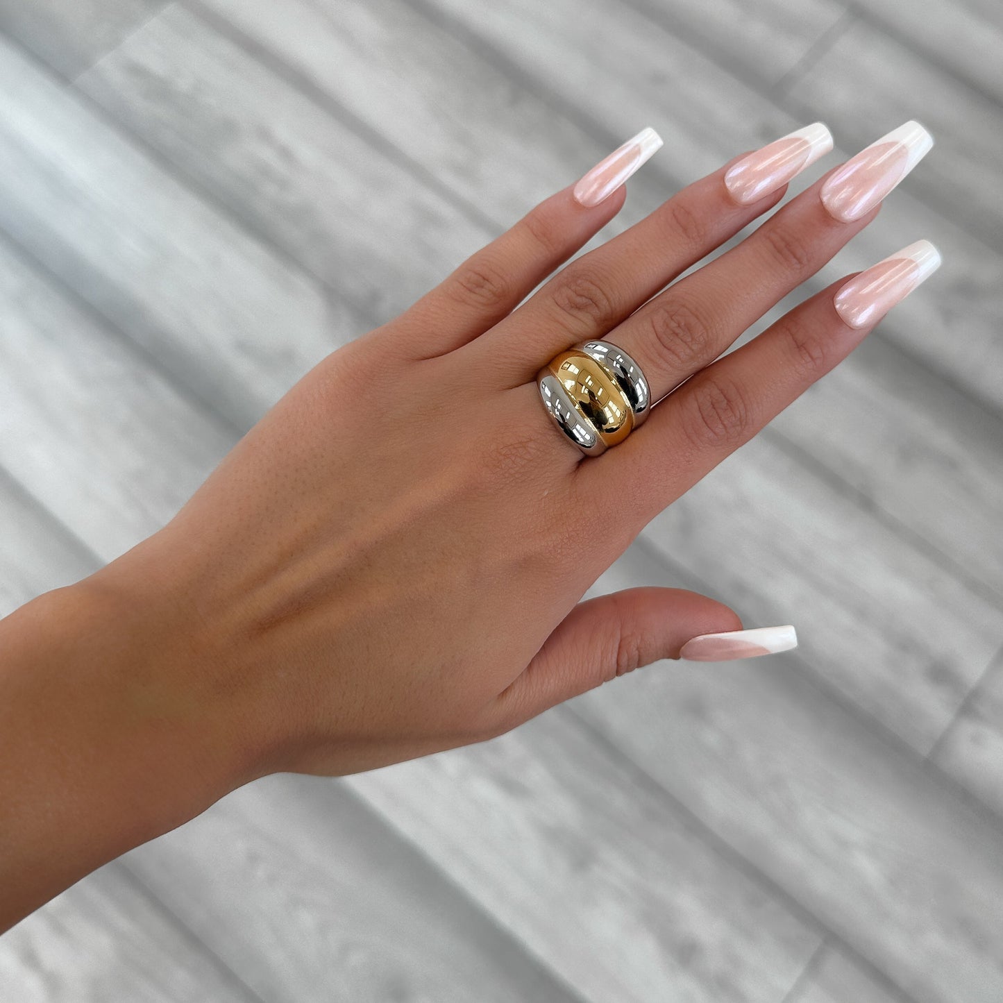 Maeve Chunky Triple Band Ring