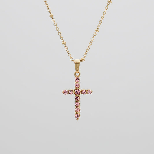 Mary Cross Necklace