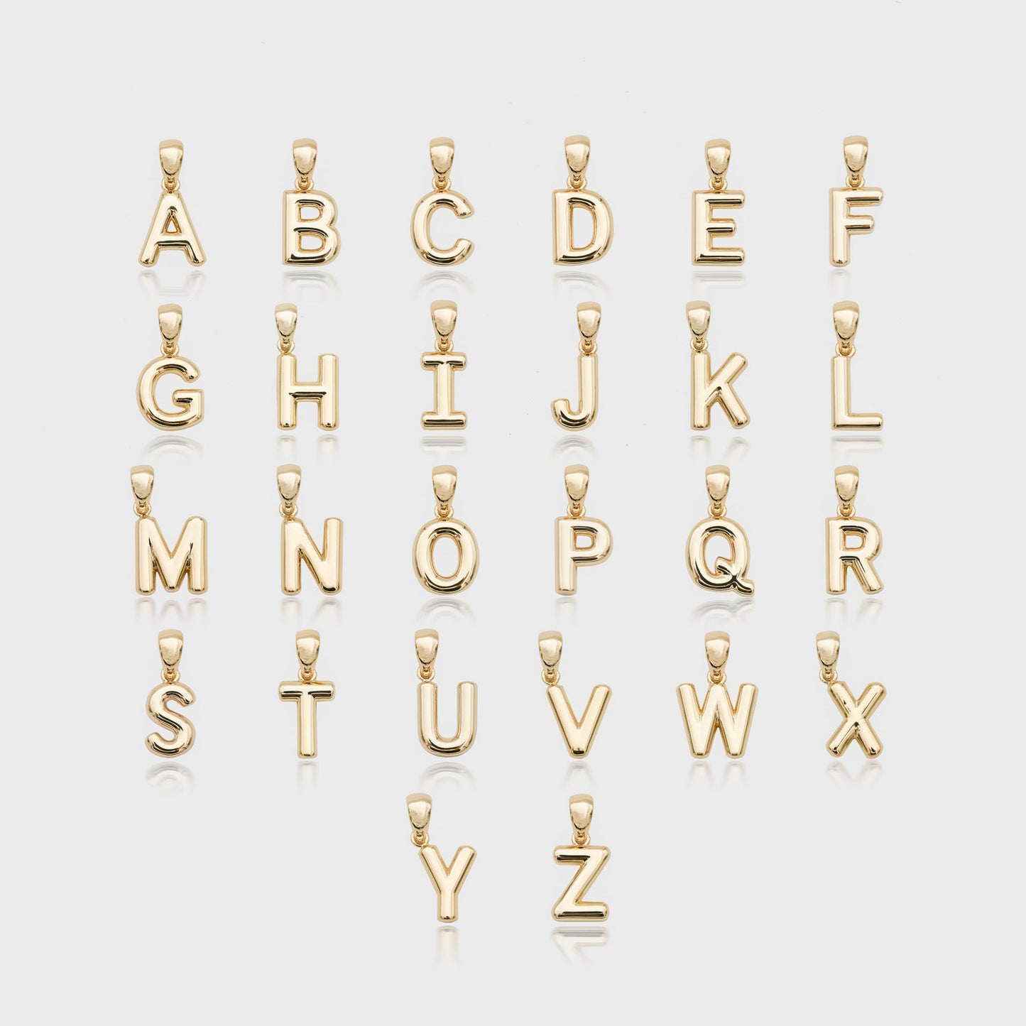 Mini Bubble Initial Necklace