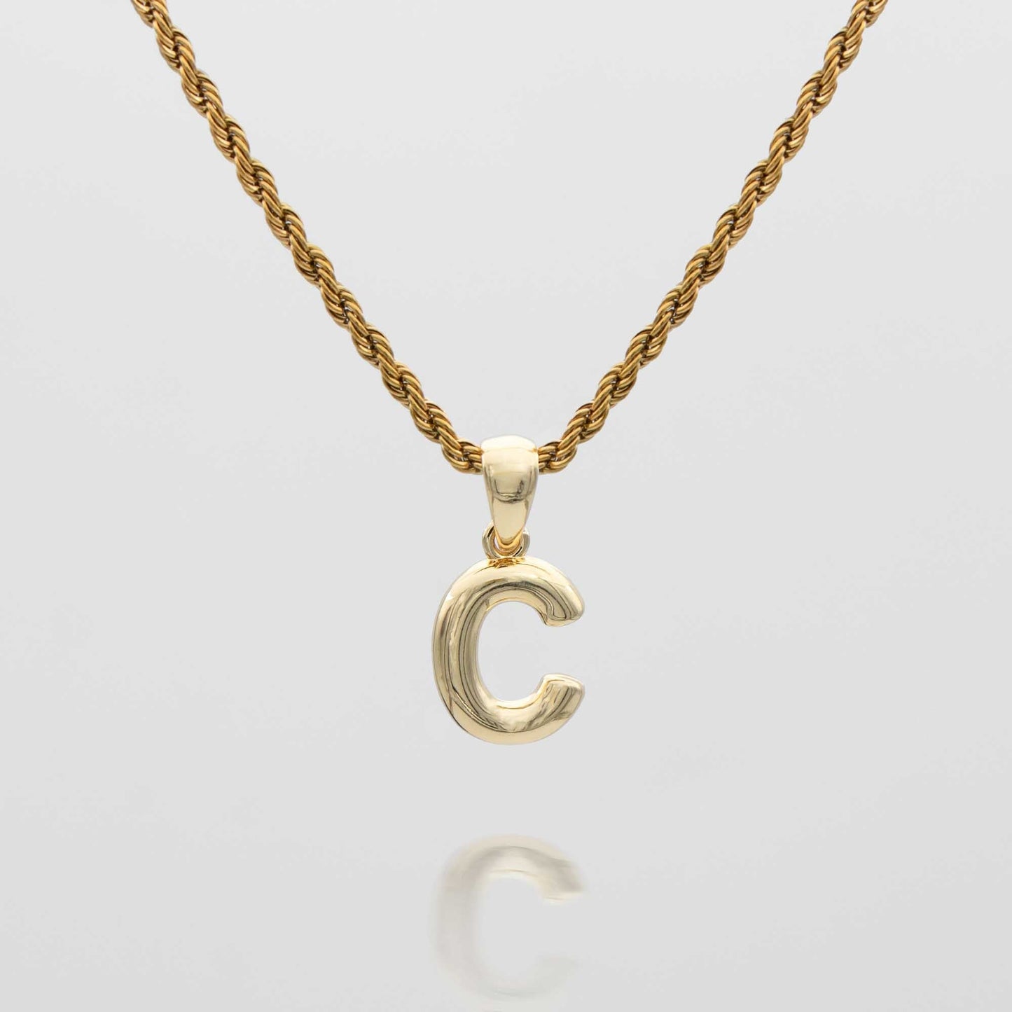 Mini Bubble Initial Necklace