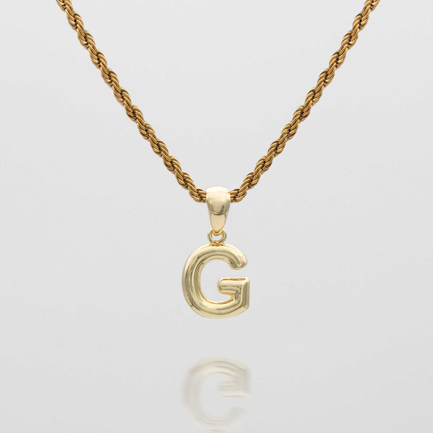 Mini Bubble Initial Necklace