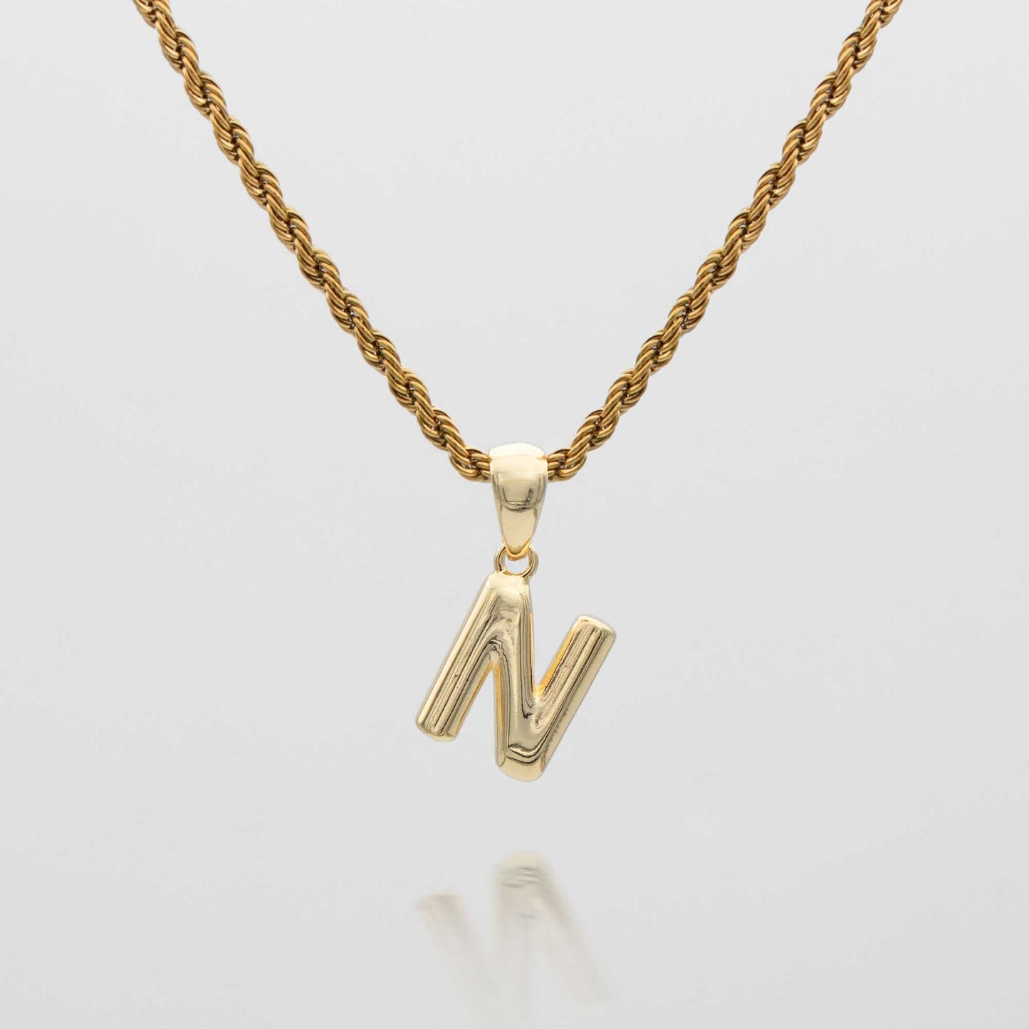 Mini Bubble Initial Necklace