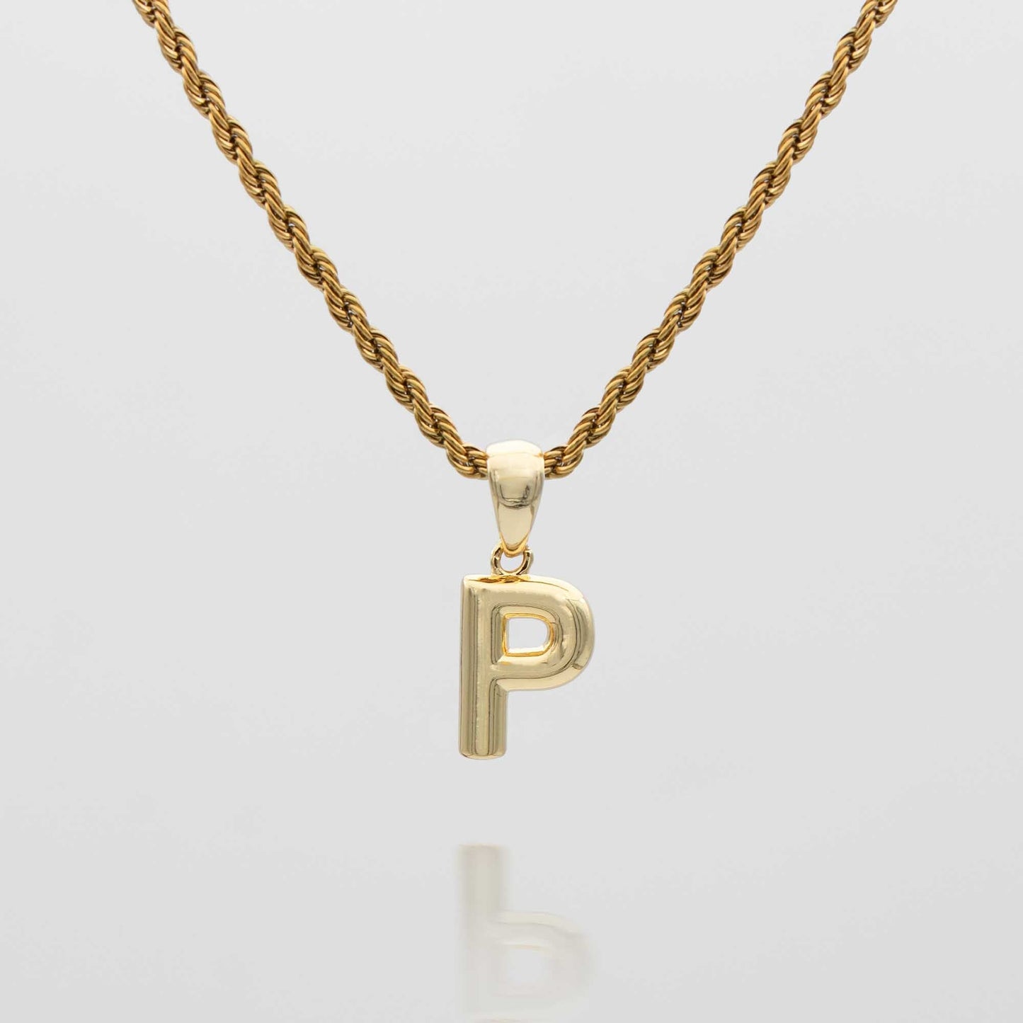 Mini Bubble Initial Necklace