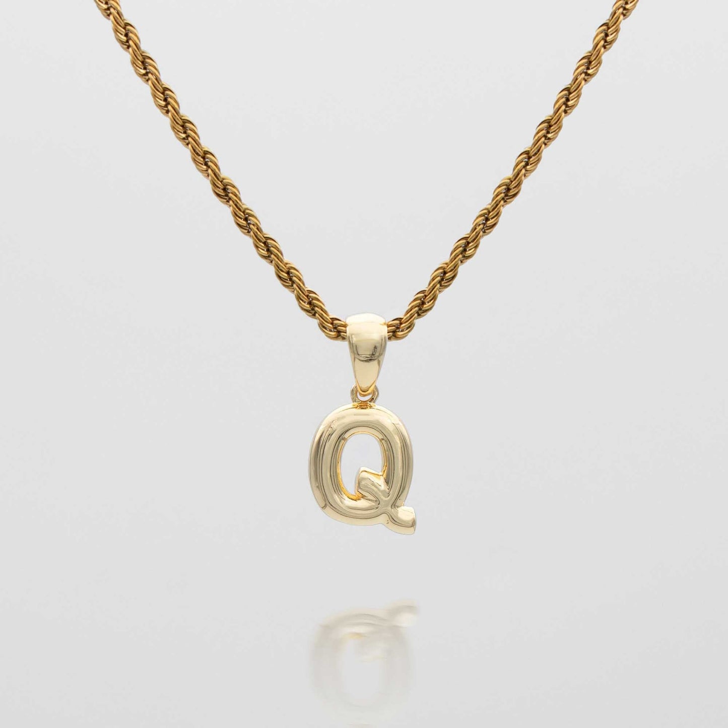 Mini Bubble Initial Necklace