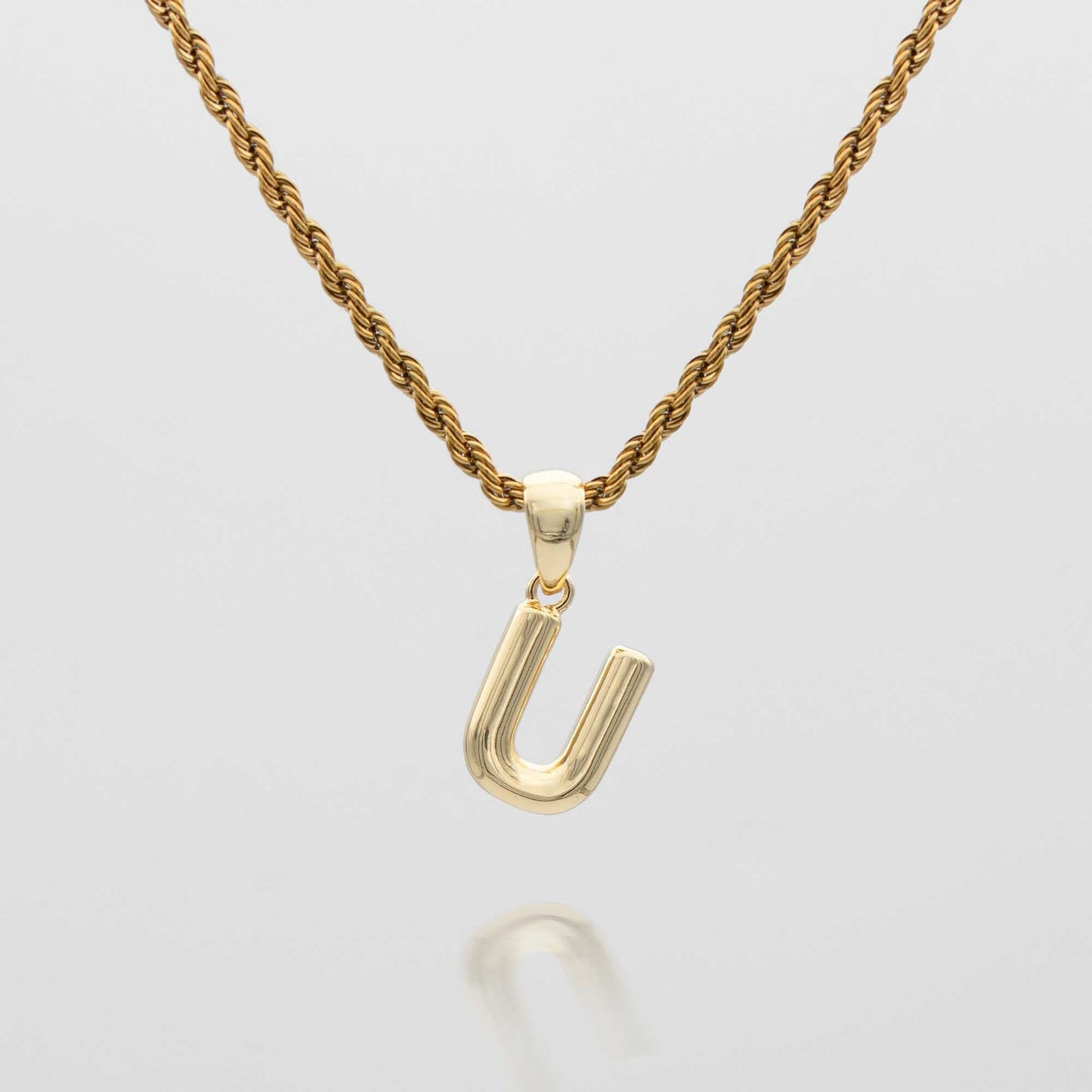Mini Bubble Initial Necklace
