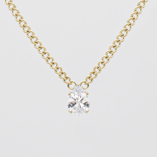 Mira Gemstone Pendant Necklace