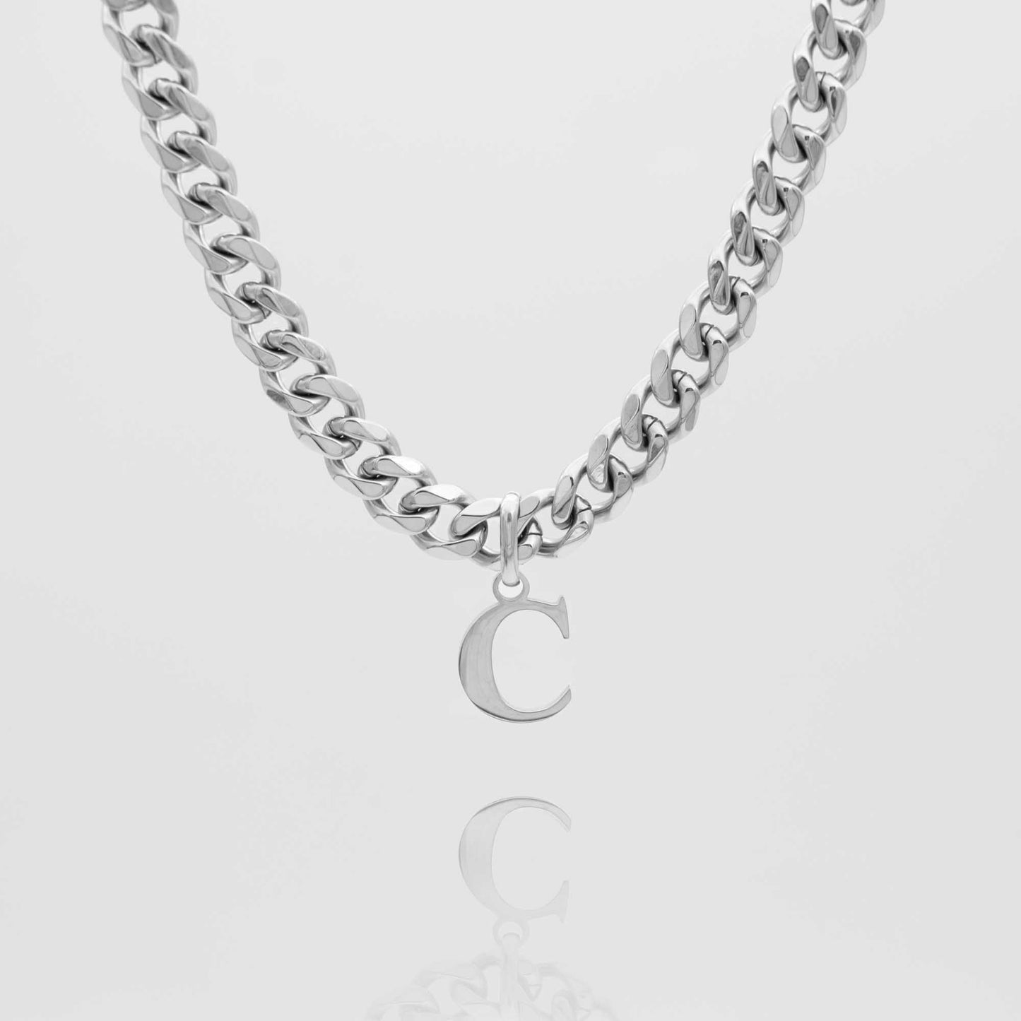 Mya Initial necklace | Thick Cuban